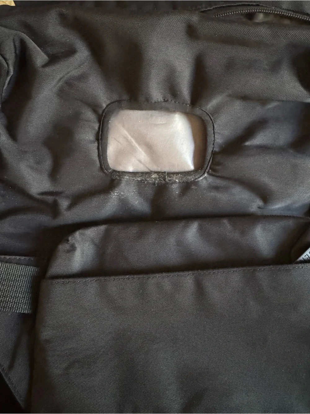 BEIS black backpack w/ removable front pouch.